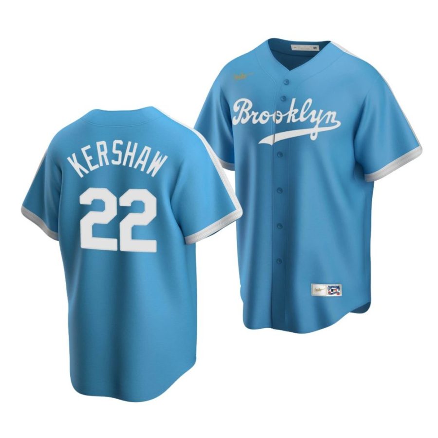 clayton kershaw dodgers 2022cooperstown collection men'salternate jersey scaled