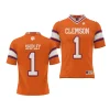 clemson tigers will shipley youth orange nil player jersey scaled