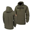club fleece olive military pack ohio state buckeyes hoodie scaled