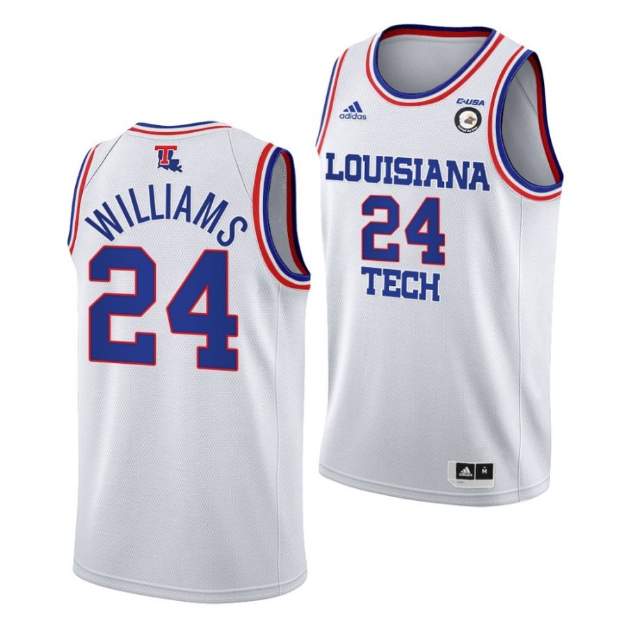 cobe williams louisiana tech bulldogs college basketball home jersey scaled