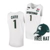 coen carr michigan state spartans college basketball 2023 4 starwhite jersey scaled