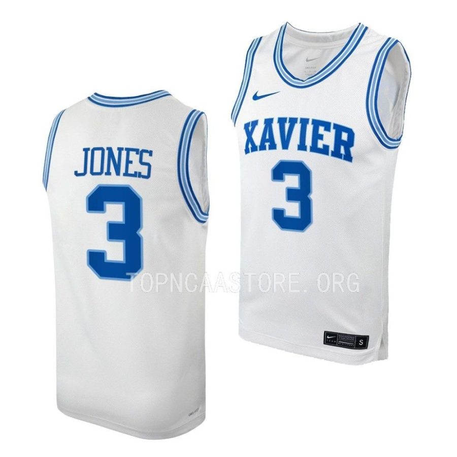 colby jones xavier musketeers college basketball throwback jersey scaled