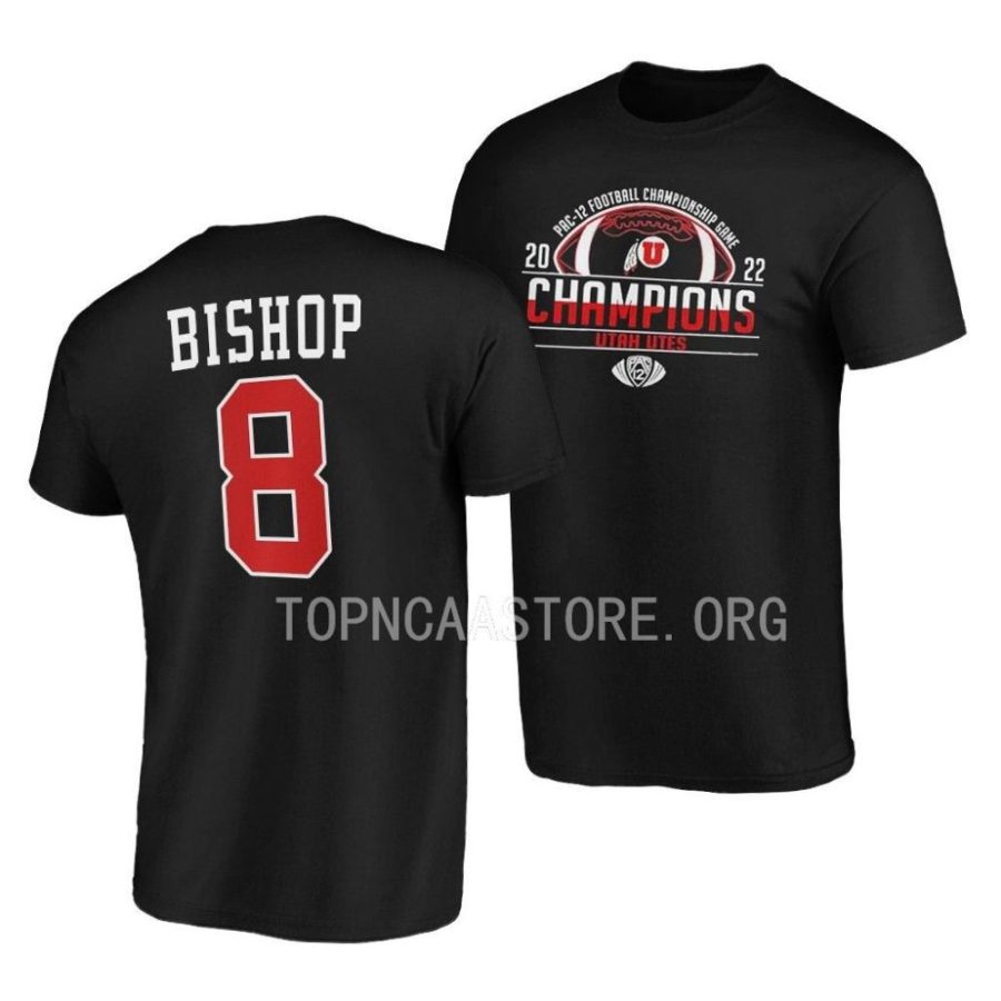 cole bishop 2022 pac 12 football championship black t shirts scaled