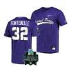 cole fontenelle tcu horned frogs 2023 college world series menncaa baseball jersey 0 scaled
