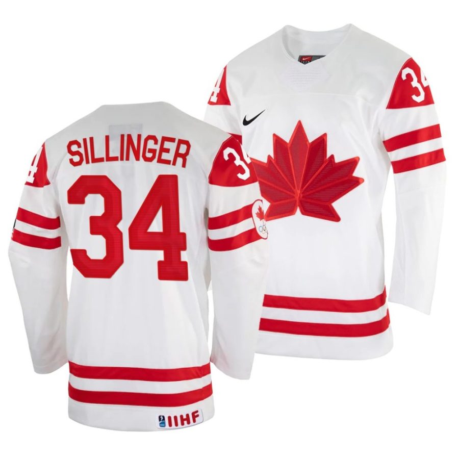 cole sillinger home 2022 iihf world championship white jersey scaled