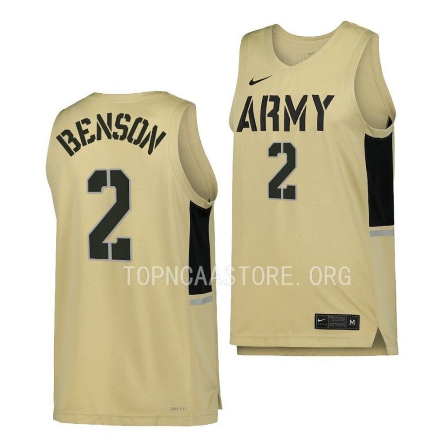 coleton benson army black knights replica basketball jersey scaled