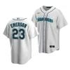 colt emerson mariners replica home 2023 mlb draft white jersey scaled