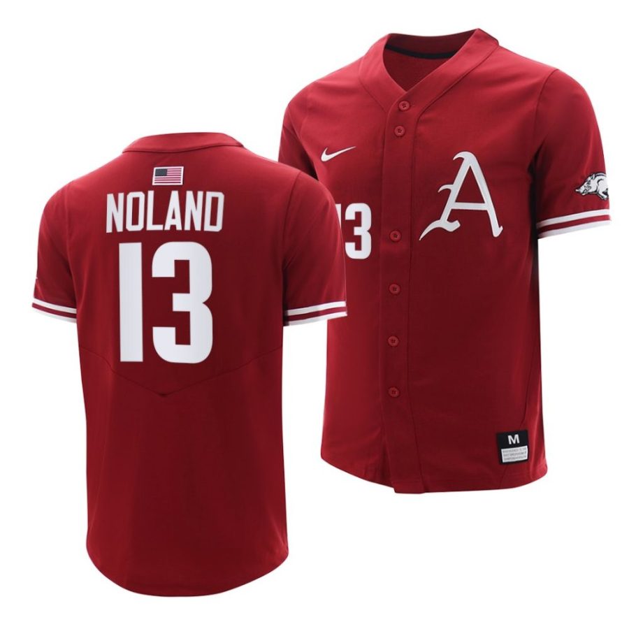 connor noland arkansas razorbacks college baseball menreplica jersey scaled