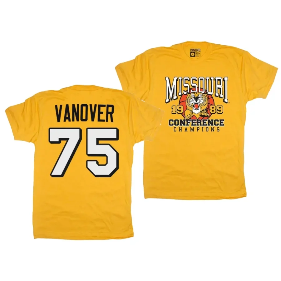 connor vanover 1989 big 8 basketball conference champions gold t shirts scaled