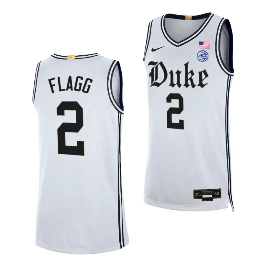 cooper flagg duke blue devils whitethe brotherhood limited basketballmen jersey scaled