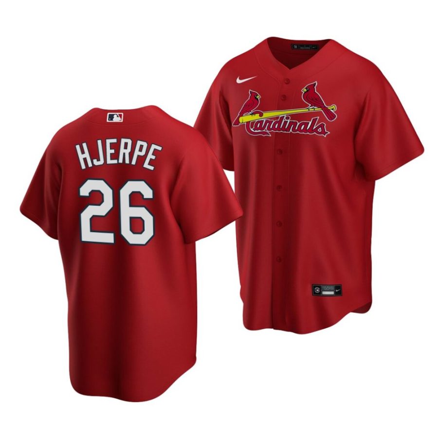 cooper hjerpe cardinals alternate 2022 mlb draft replica red jersey scaled