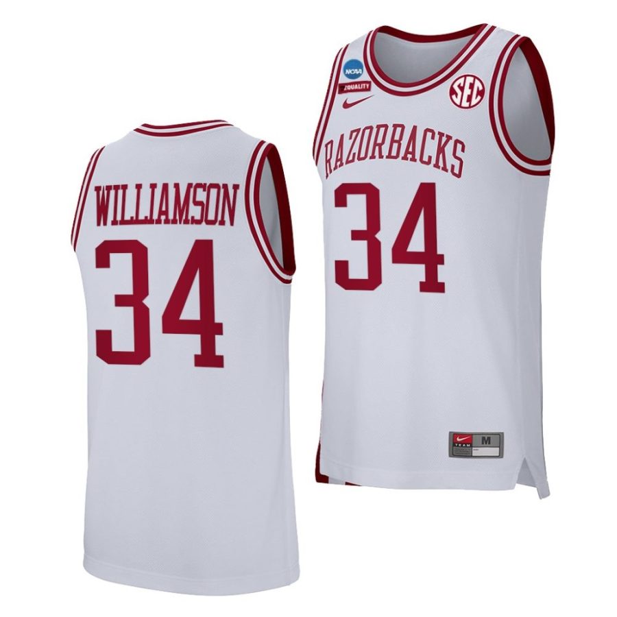 corliss williamson arkansas razorbacks retro basketball alumni jersey scaled