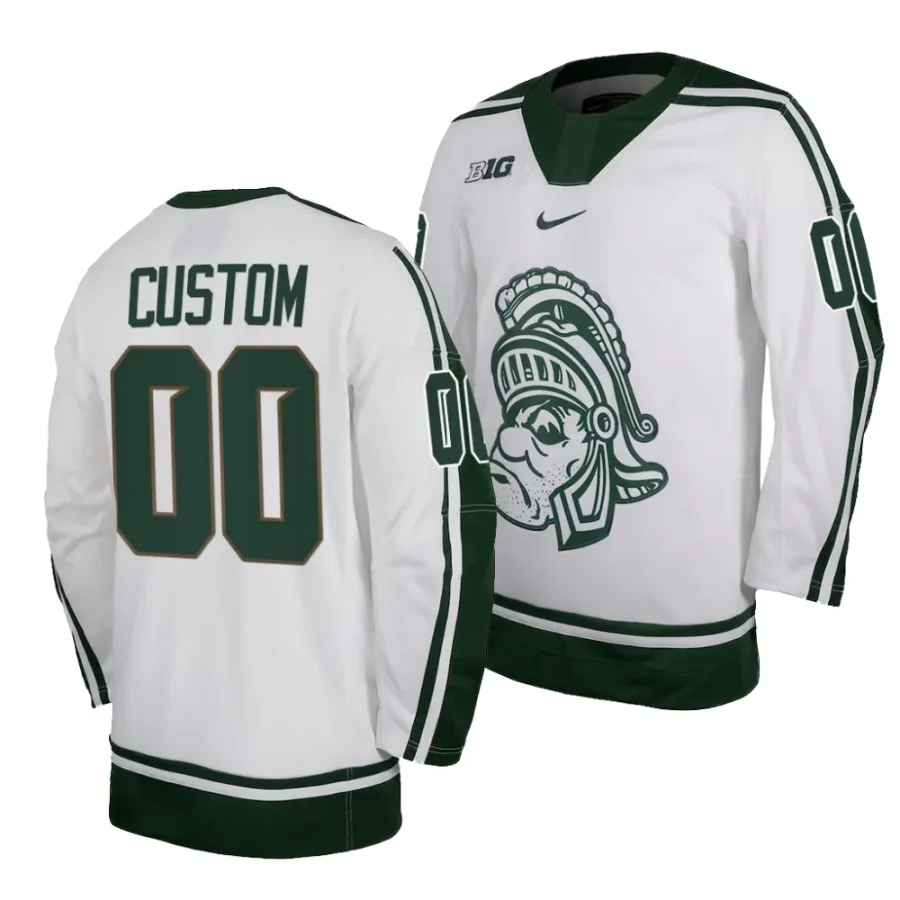 custom 2023 24 replica hockey white jersey scaled