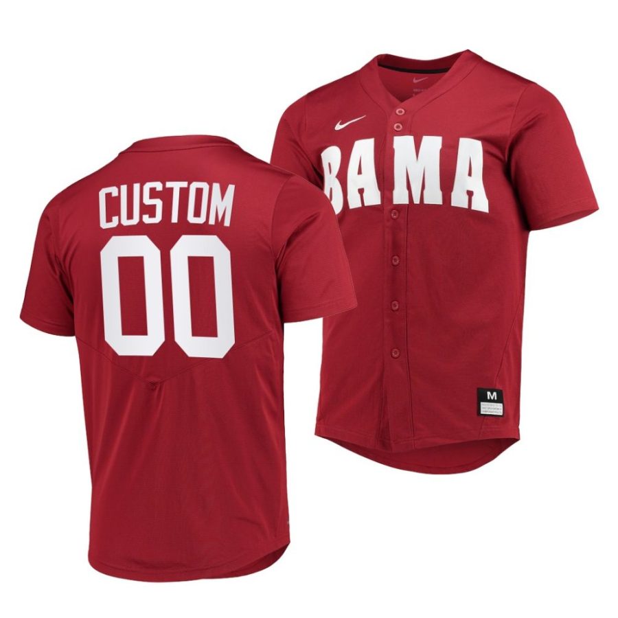 custom alabama crimson tide 2022college baseball menreplica jersey 0 scaled