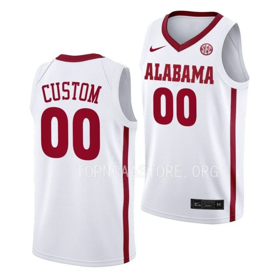 custom alabama crimson tide college basketball jersey scaled