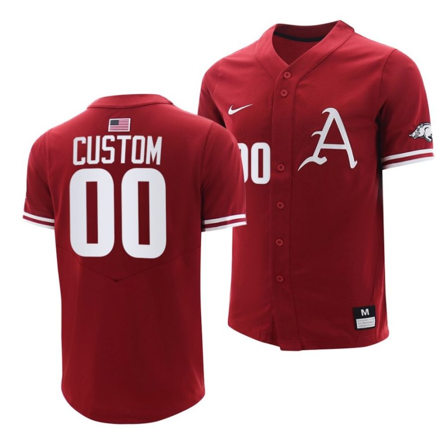 custom arkansas razorbacks college baseball menreplica jersey scaled