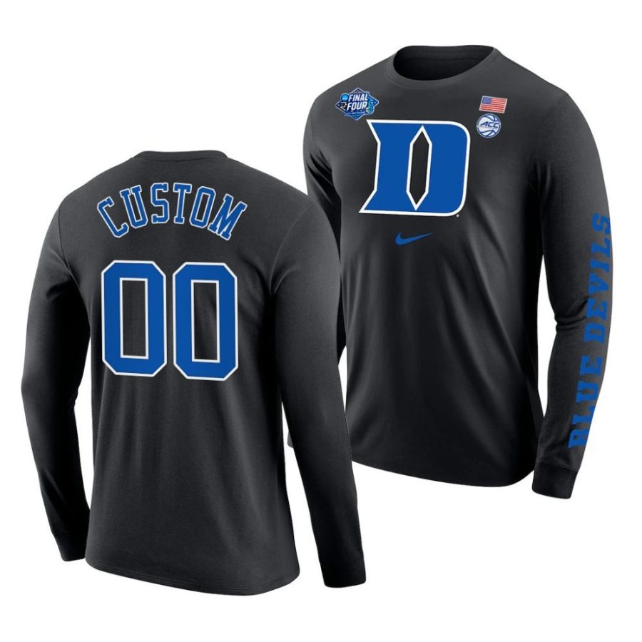 custom black 2022 march madness final four long sleeve t shirts scaled