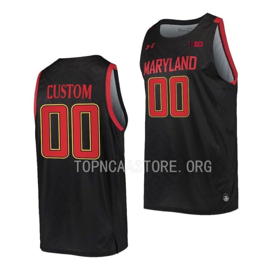 custom black college basketballreplica maryland terrapins jersey scaled