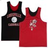 custom black redmen retro reversible mesh louisville cardinals jersey