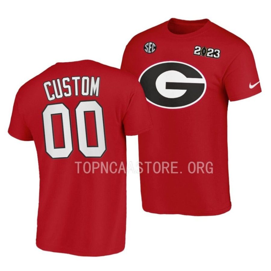 custom cfbplayoff 2023 national championship red t shirts scaled