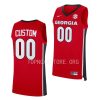 custom georgia bulldogs away basketball 2022 23 replica jersey scaled