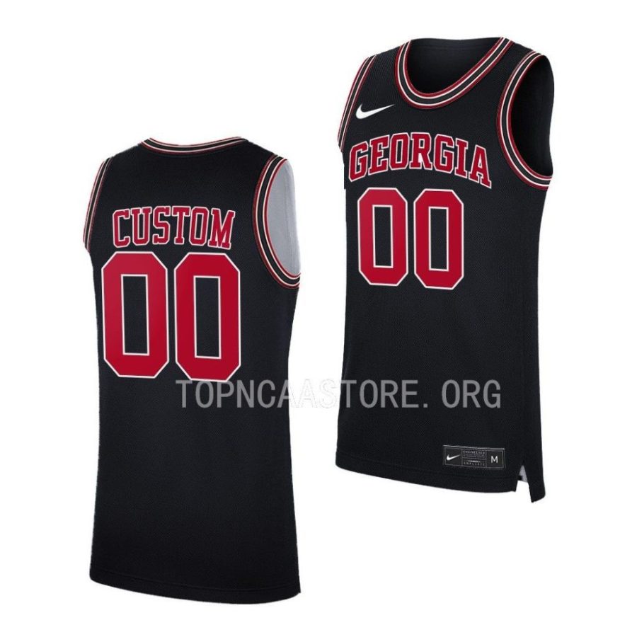 custom georgia bulldogs throwback 2022 23 college basketball jersey scaled