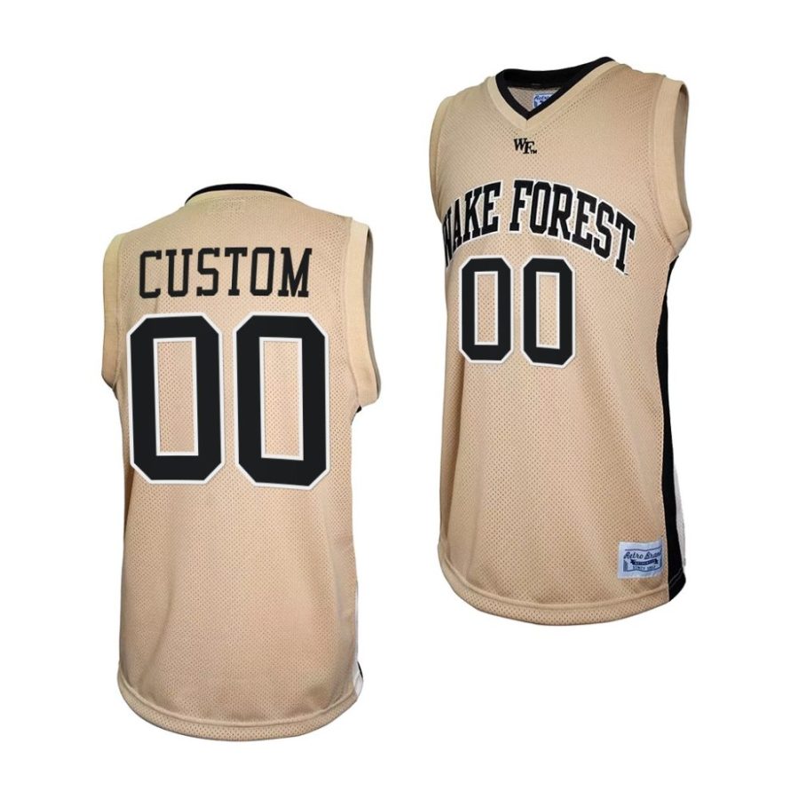 custom gold retro basketball jersey scaled