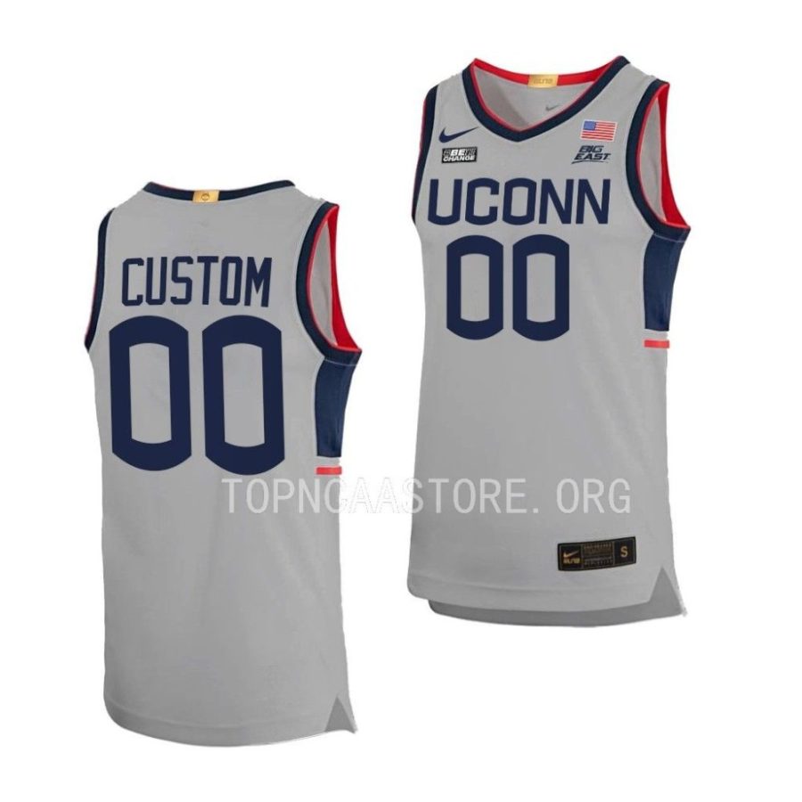 custom gray alternate basketball limited jersey scaled