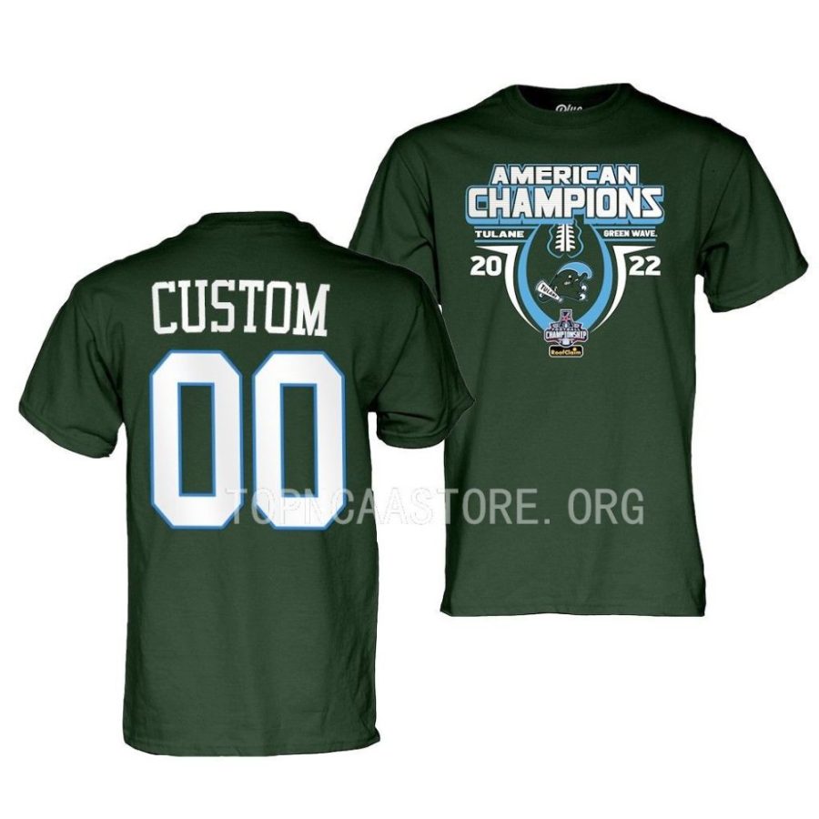 custom green 2022 acc football champions locker room t shirt scaled