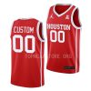 custom houston cougars 2022 23limited basketball awayscarlet jersey scaled