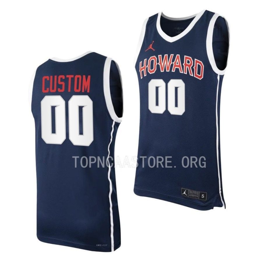 custom howard bison college basketball jersey scaled