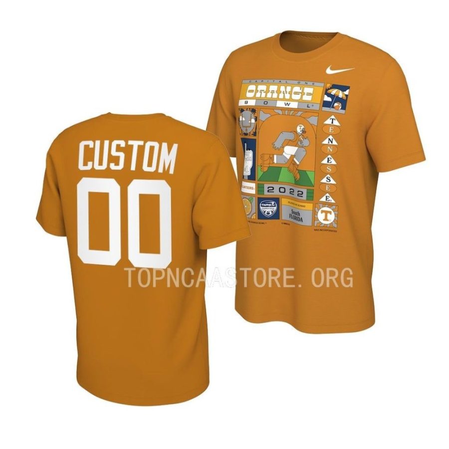 custom illustrated 2022 orange bowl orange shirt scaled