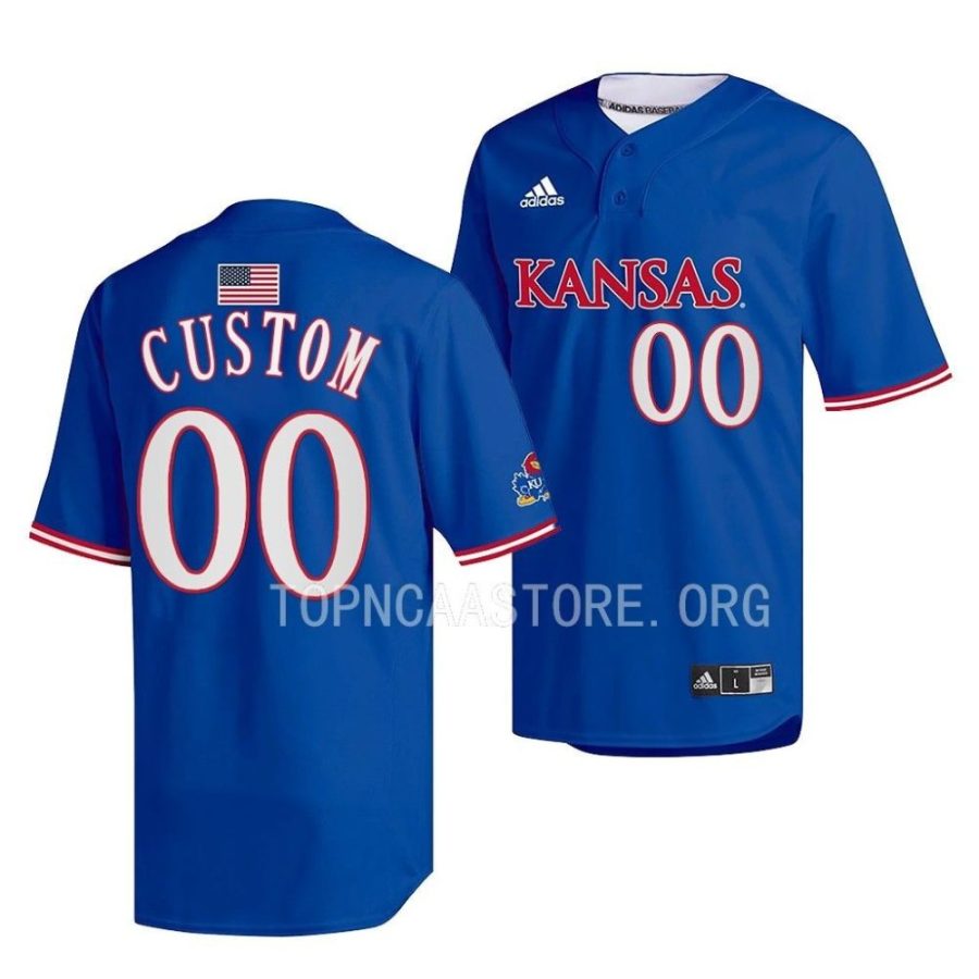 custom kansas jayhawks two button menreplica baseball jersey scaled