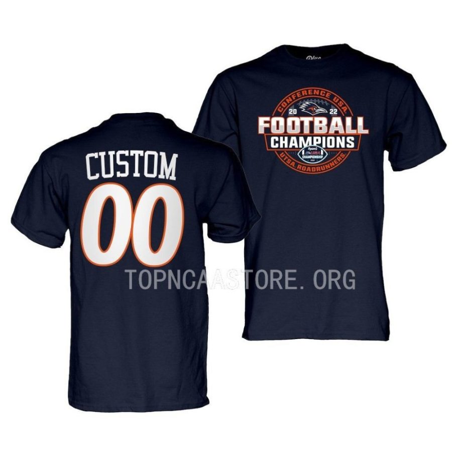 custom locker room 2022 c usa football conference champs navy t shirts scaled