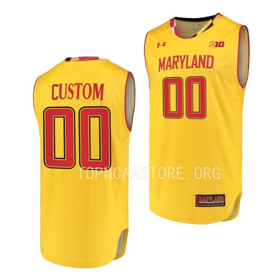 custom maryland terrapins alternate basketball 2022 23 replica jersey scaled
