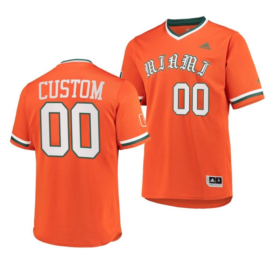 custom miami hurricanes 2022primegreen baseball men jersey scaled