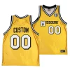 custom missouri tigers alternate basketball throwback legacy jersey scaled