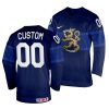 custom navy 2022 iihf world championship finland away jersey scaled