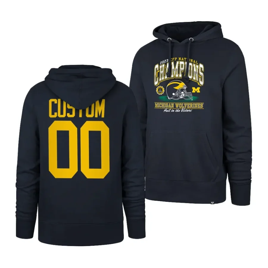 custom navy 2023 cfp national champions michigan wolverines hoodie scaled