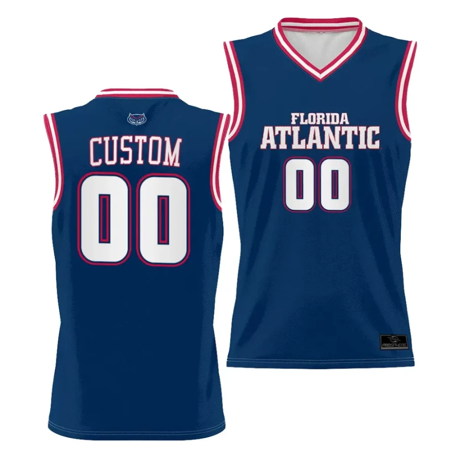 custom navy full sublimated fau owlsalternate basketball jersey scaled