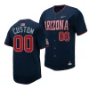 custom navy replica baseballfull button arizona wildcats jersey scaled