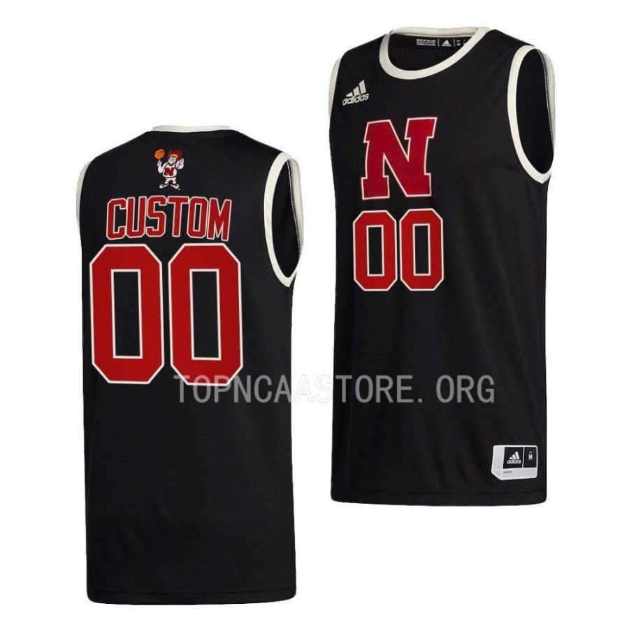 custom nebraska huskers college basketball swingmanblack jersey scaled