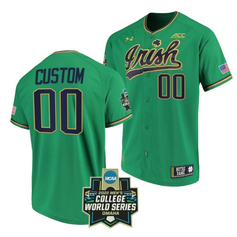 custom notre dame fighting irish 2022 college world series menbaseball jersey 0 scaled