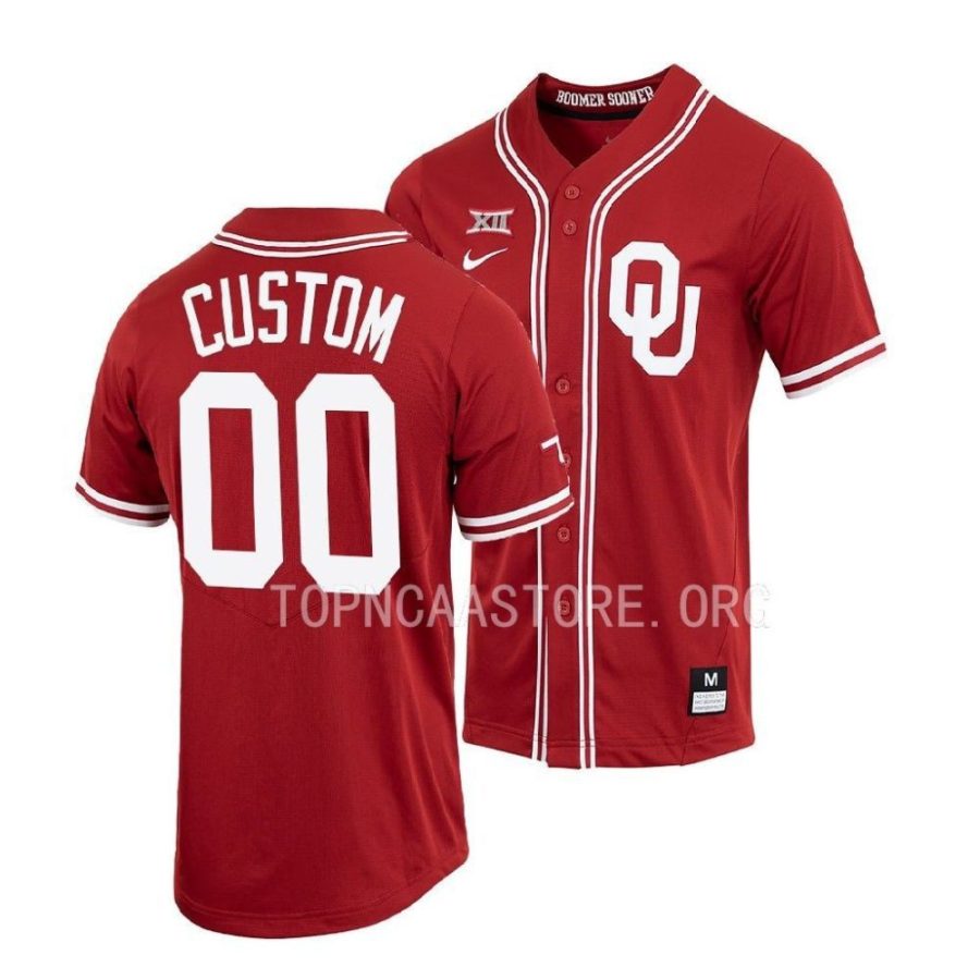 custom oklahoma sooners baseball shirt menfull button jersey scaled