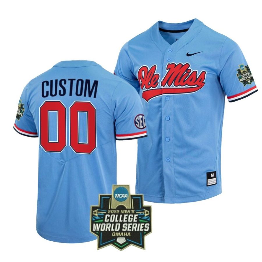 custom ole miss rebels 2022 college world series menbaseball jersey 0 scaled