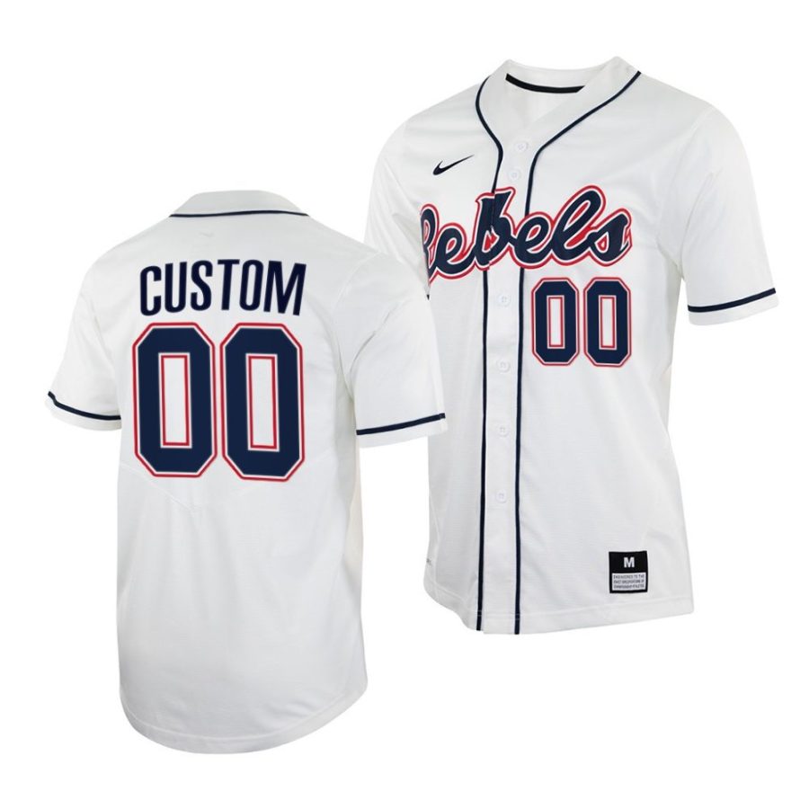 custom ole miss rebels 2022college baseball men jersey scaled