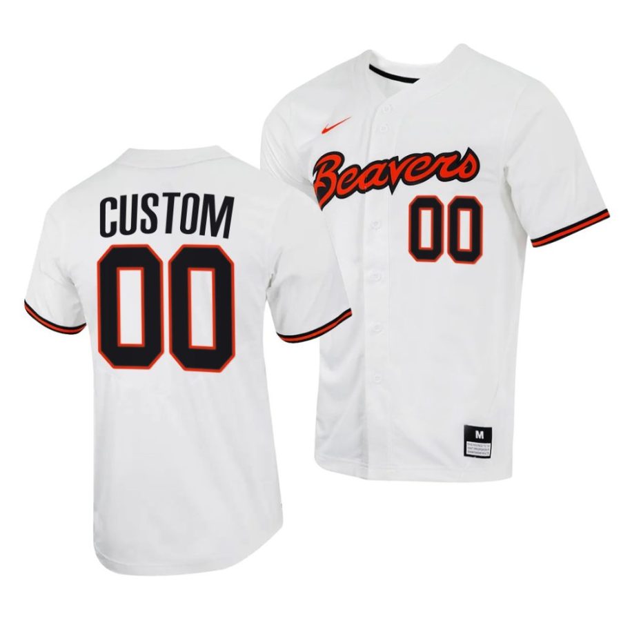 custom oregon state beavers 2022college baseball menfull button jersey scaled