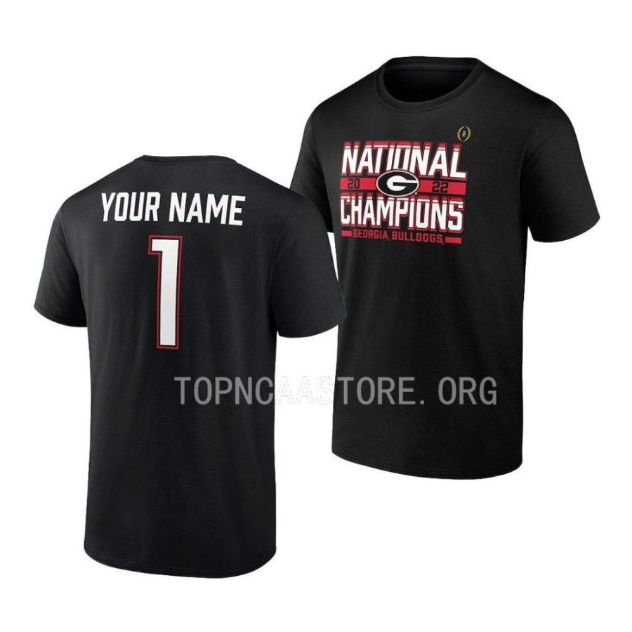custom personalized endzone cfbplayoff 2022 national champions black t shirts scaled