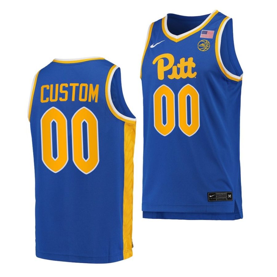 custom pitt panthers college basketball 2022 23 replica jersey scaled
