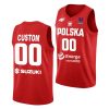 custom poland fiba eurobasket 2022 red away jersey scaled